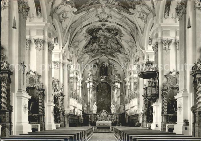 Baumburg Alz Kirche Augustiner Chorherrnstift Fresken