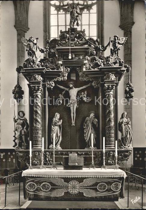 Noerdlingen St Georgskirche Hochaltar