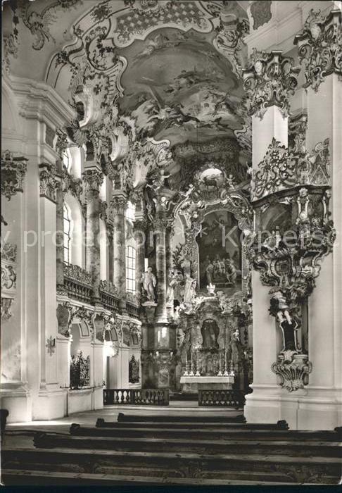 Wies Steingaden Altar Fresken Wallfahrtskirche ehem. Praemonstratenserkloster