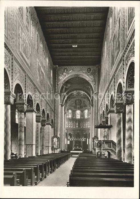 HILDESHEIM CITY St Godehardskirche Mittelschiff 12. Jhdt.