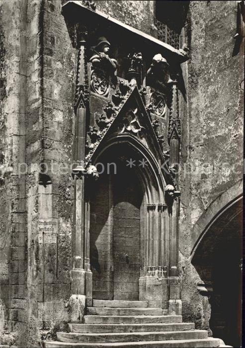 REGENSBURG Bayern Portal am alten Rathaus