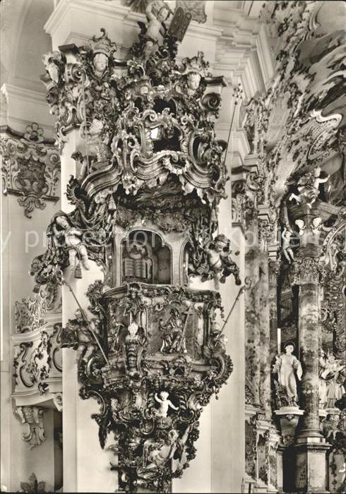 Wies Steingaden Kanzel Wallfahrtskirche ehem. Praemonstratenserkloster