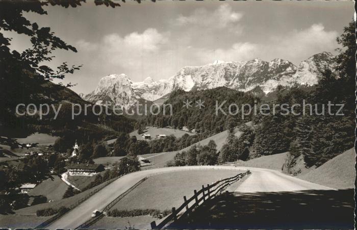 Ramsau Berchtesgaden Panorama Berchtesgadener Land Deutsche Alpenstrasse