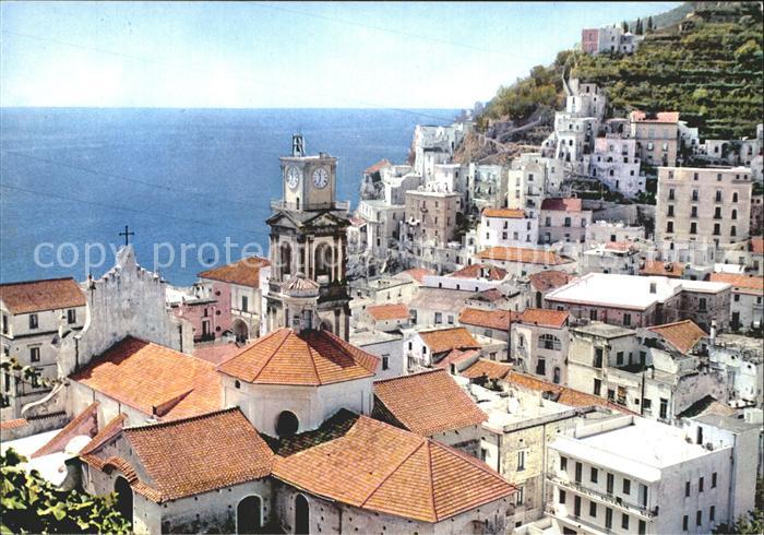 Minori Salerno Ortsansicht mit Kirche