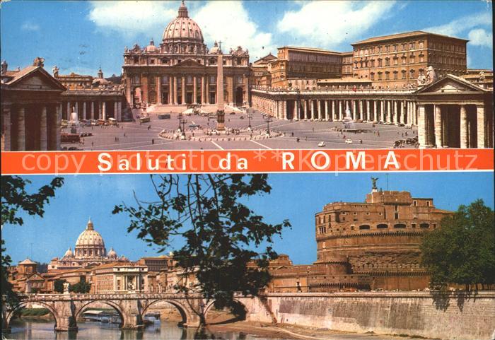 Roma Rom Petersplatz Petersdom Bruecke Palast