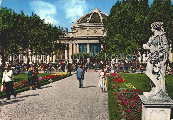 Montecatini Terme Stabilimento Tettuccio Thermalbad Park Statue