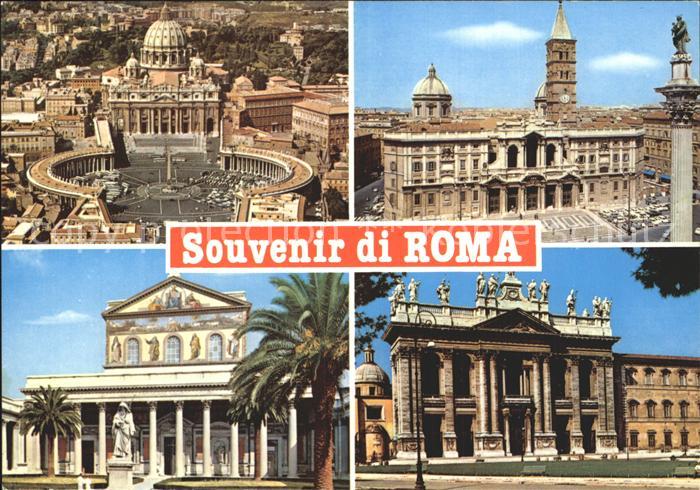 Roma Rom Petersplatz Dom Basilika Palast Saeule Denkmal