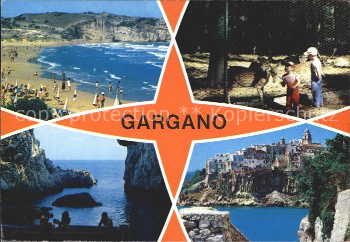 Gargano Strand Bucht Felsen Tierpark