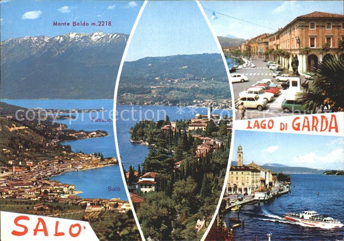 Salo Lago di Garda Panorama Gardasee Monte Baldo