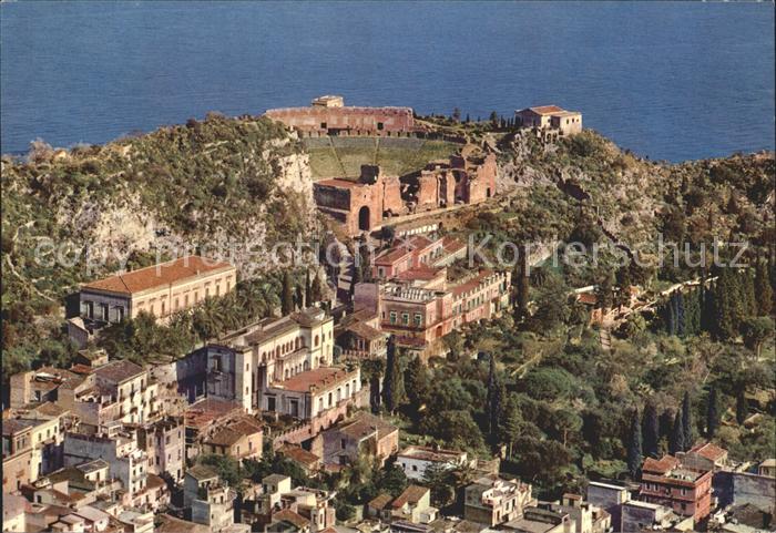 Taormina Sizilien Panorama Teatro Greco Griechisches Theater