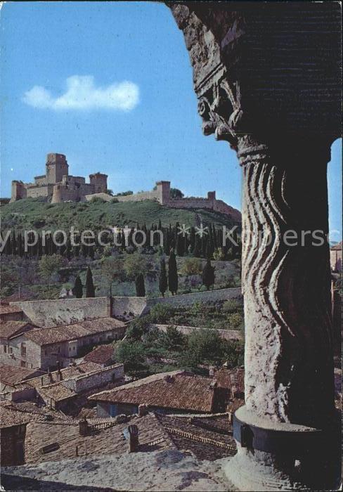 Assisi Umbria Rocca Maggiore Burg