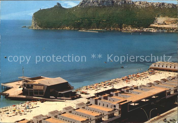 Cagliari Spiaggia del Poetto e Sella del Diavolo Strand Teufelsattel