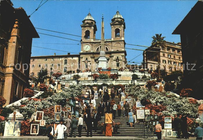 Roma Rom Piazza di Spagna Trinita dei Monti Spanischer Platz