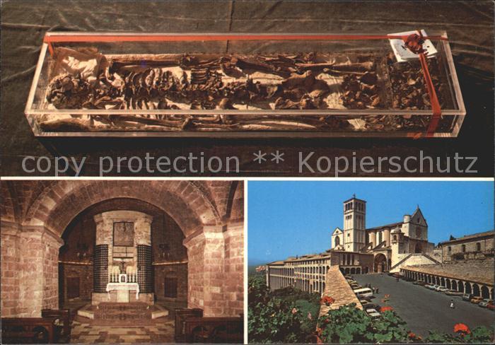 Assisi Umbria Basilica di San Francesco Tomba Basilika Grab