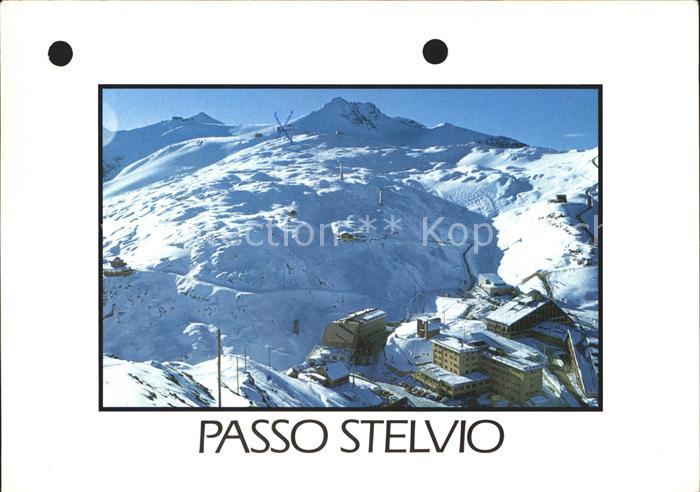 Stilfserjoch Passo dello Stelvio Passo dello Stelvio Winterpanorama