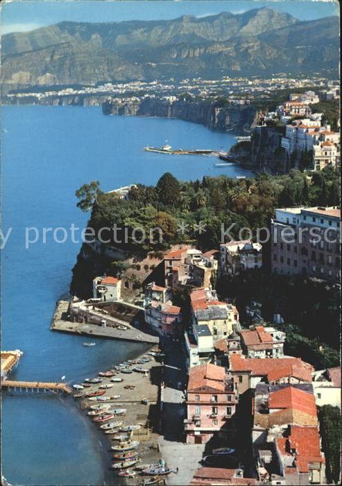 Sorrento Campania Panorama Hafen Kueste