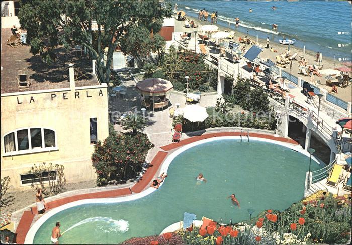 Porto d Ischia Hotel La Perla Piscina Termale Spiaggia Thermalschwimmbad Strand