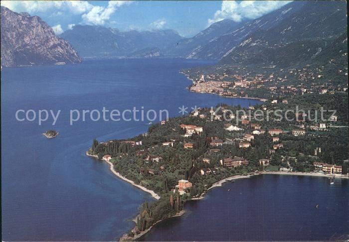 Val di Sogno Lago di Garda e Malcesine Gardasee Fliegeraufnahme