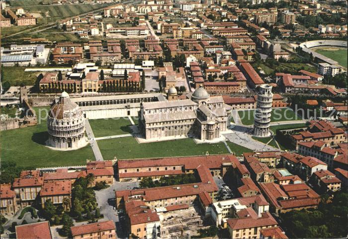Pisa Taufkirche Dom Schiefer Turm von Pisa Fliegeraufnahme