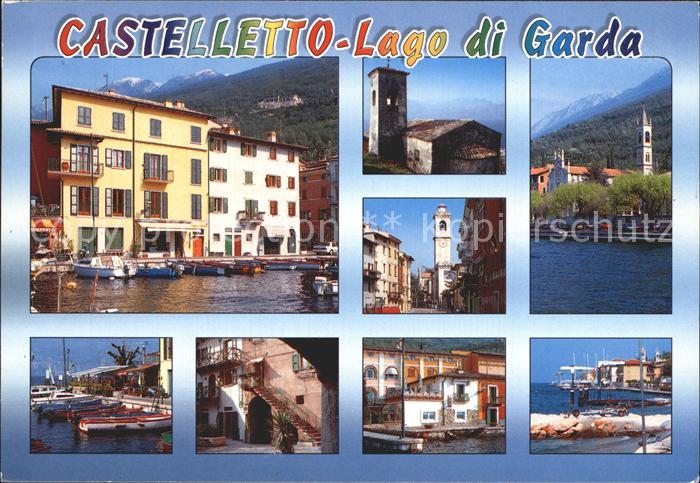 Castelleto Lago di Garda Hotel Kirche Hafen Gardasee