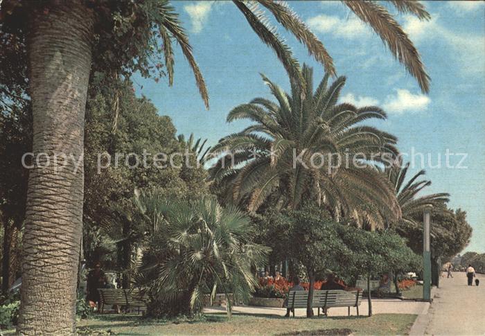 Finale Ligure Giardini Gaerten Palmen