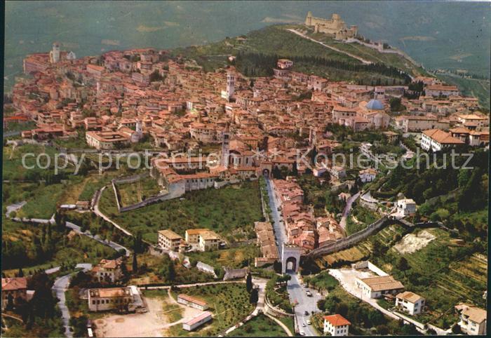 Assisi Umbria Fliegeraufnahme
