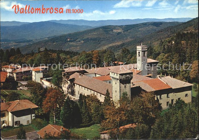 Vallombrosa Abbazia vista dal Faggio Santo Kloster Abtei
