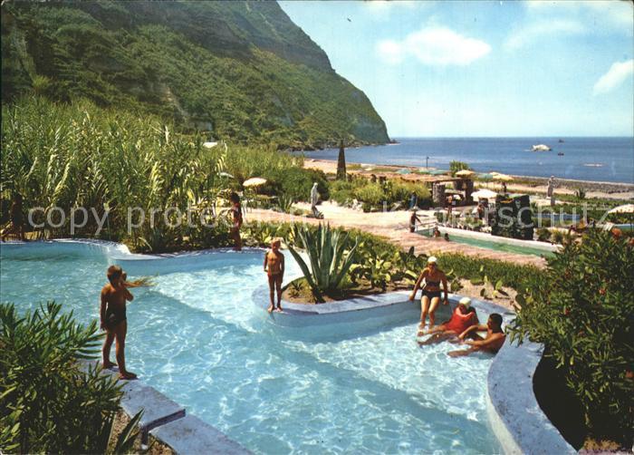 Forio d Ischia Terme di Poseidon Thermalbad Strand Kueste