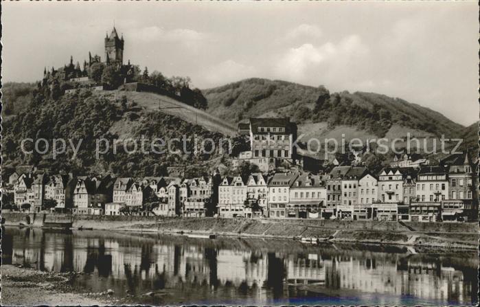 Cochem Mosel Teilansicht mit Burg