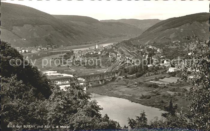 Bullay Mosel mit Alf Moselpartie
