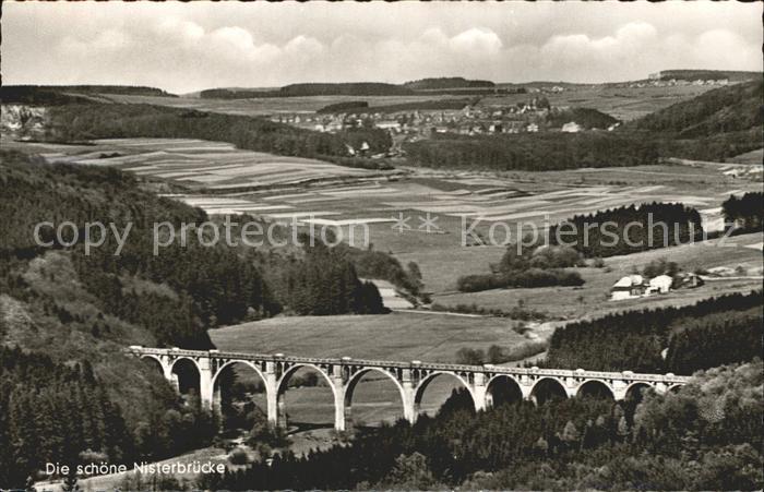 Nister Die Nisterbruecke Panorama