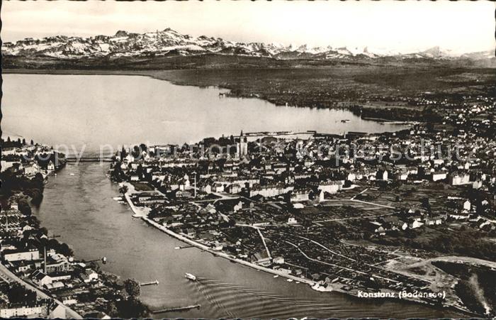 Konstanz Bodensee Fliegeraufnahme