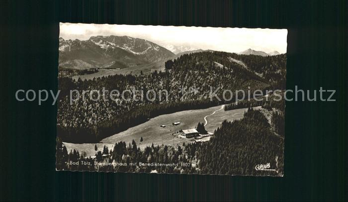 Bad Toelz Blomberghaus mit Benediktinenwand