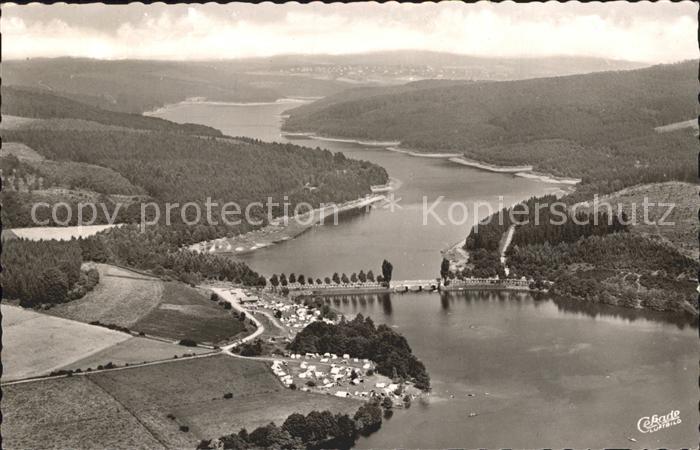 Sorpesee Sauerland Fliegeraufnahme