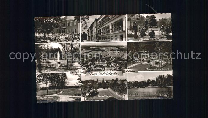 Bad Woerishofen Kurhaus Kinderheilstaette Kurviertel Wassertretplatz Birkenallee