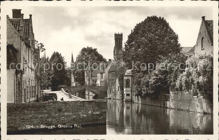 BRUGGE Bruges Belgie Groene Rei