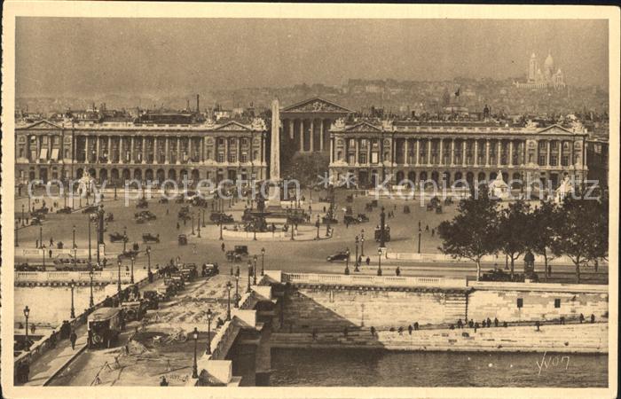 Paris Vue generale de la Place de la Concorde