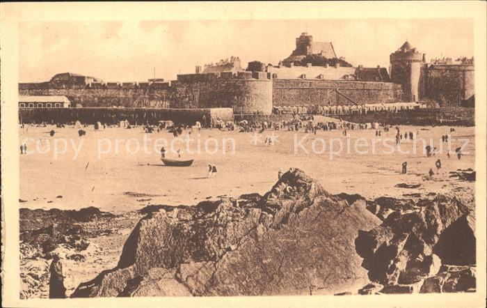 Saint-Malo 35 Le Plage et le Chateau