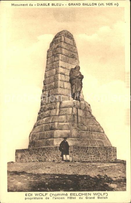 Grand Ballon Monument du Diable Bleu