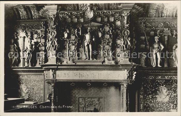 Bruges BRUGGE Belgie Cheminee du Franc