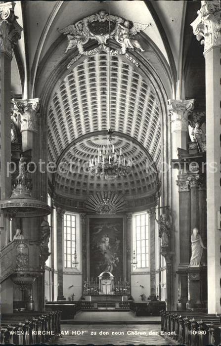 Wien Kirche Am Hof zu den neun Choeren der Engel