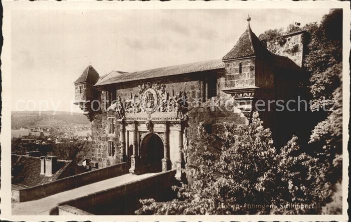 TueBINGEN BW Schloss Hohentuebingen Schlossportal