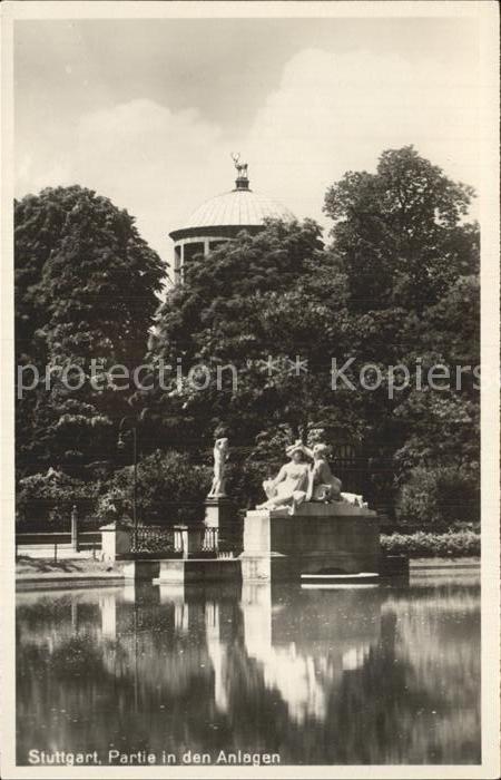 STUTTGART  CITY Partie in den Anlagen