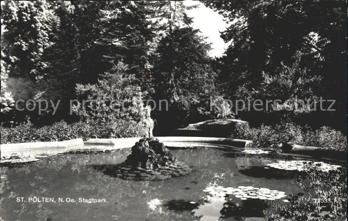St Poelten Stadtpark Teich