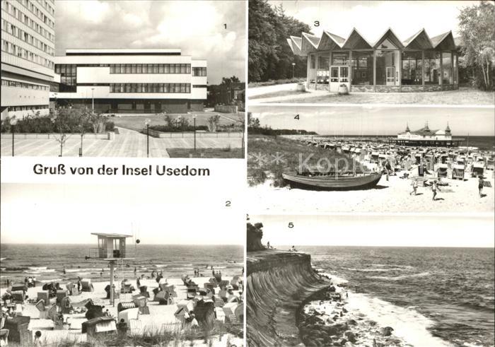 Usedom Mecklenburg-Vorpommern Ostseebaeder Zinnowitz Bansin Heringsdorf Ahlbeck
