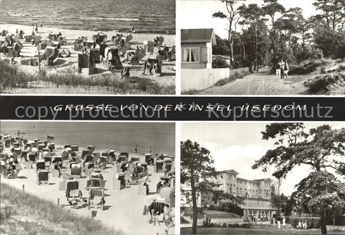 Usedom Mecklenburg-Vorpommern Strandpartien Bungalows Hotel