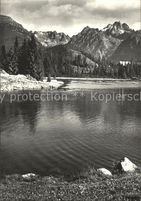 Vysoke Tatry Nove Strbske pleso Pohlad na Patriu Voli chrbat Kopky Vysoku Ostrvu