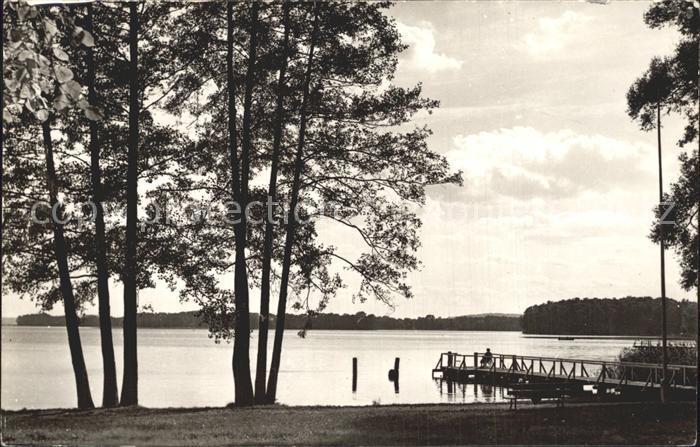 Bad Saarow-Pieskow An der Schwanenwiese Bootssteg