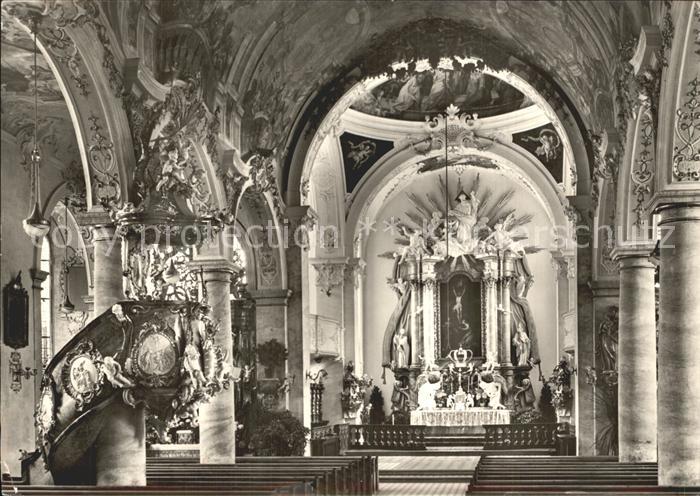 Kisslegg Kath Kirche Kanzel Altar