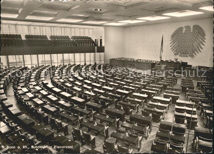 Bonn Rhein Plenarsaal im Bundeshaus